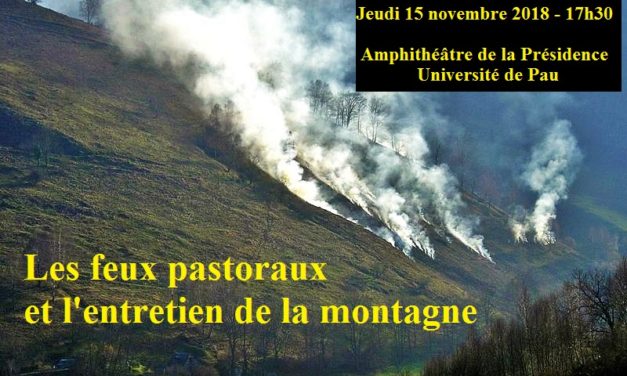 Conférence “feux pastoraux et entretien de la montagne”